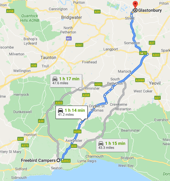 Freebird Campers to Glastonbury