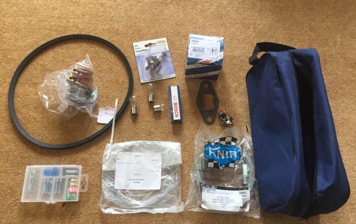 Freebird Campers VW Campervan Hire Spares Kit