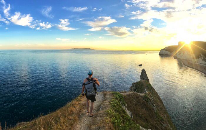 Southwest coast path in Dorset