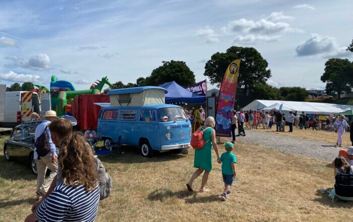 Campo visiting Honiton Show 22