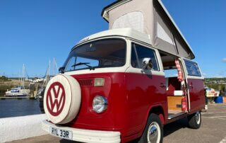 Ruby VW campervan for hire in Devon