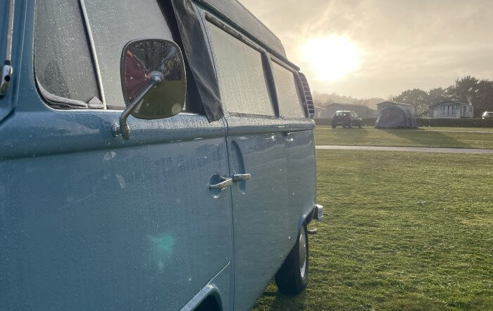 Campo at Pentewan Beach, St Austell in Cornwall