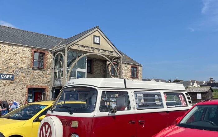 Ruby at Charmouth Beach