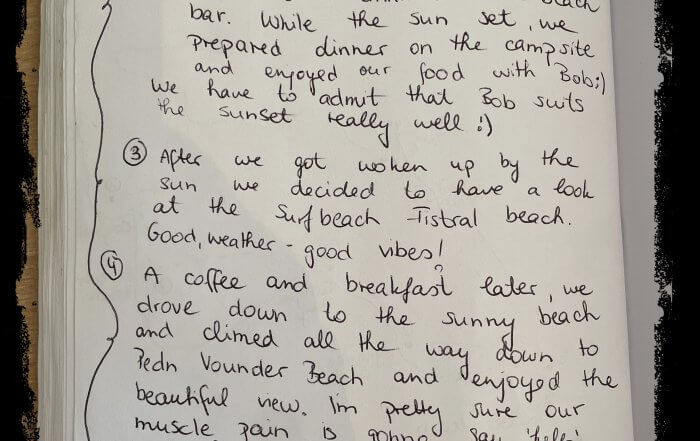 Pg 2 Emma's Journal of the adventure with Bob